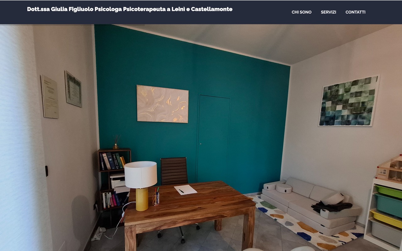 Home del sito di Giulia Figliuolo, psicologa e psicoterapeuta